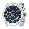 FESTINA Timeless Chronograph Stainless Steel Black Dial Quartz F20668-6 100M Men's Watch