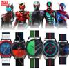 LDCX Kamen Rider Double Часы Кабуто Кварцевые Билд Kamen Rider Аниме Игрушки Персонаж Наручные Часы Водонепроницаемые Косплей Подарки