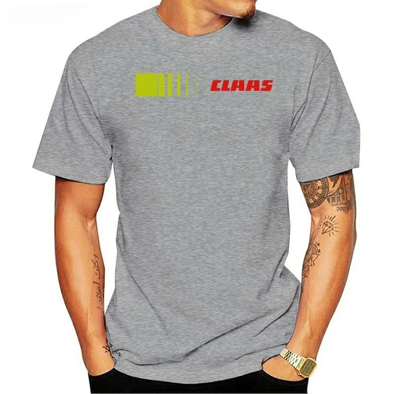 Claas T-Shirt VARIOUS SIZES & COLOURS Tractor Farming Male Brand Teeshirt Men Summer Cotton T-Shirts Men’s