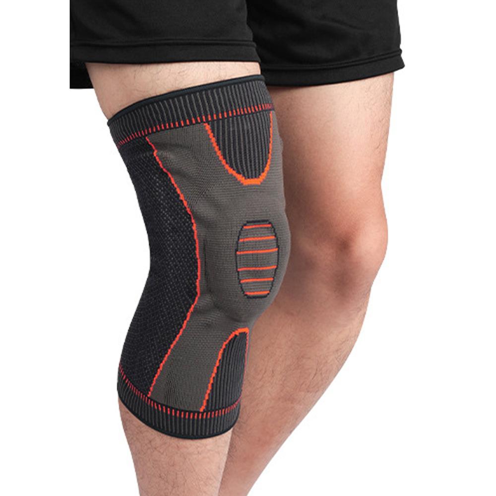 Однокомпонентный компрессионный наколенник Женский Мужской Наколенник с поддержкой надколенника Наколенник для бегунов Баскетбола Активный Разрыв мениска Скольжение