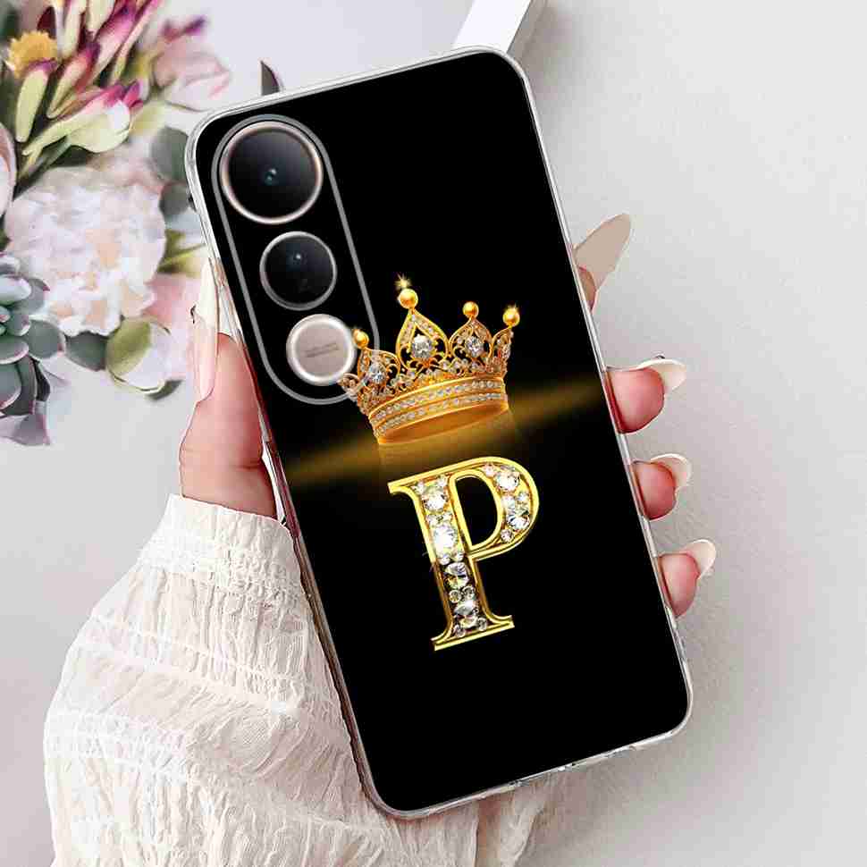 For Vivo V50 Lite 5G Case Luxury 26 Letters Cover Soft Silicone Phone Case For Vivo V50 Lite V50Lite 5G Back Cover Fundas