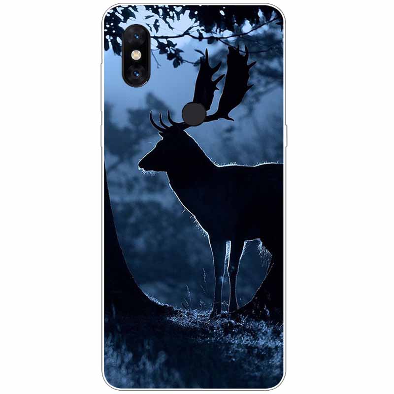 Soft Cover For Xiaomi Mi Mix 3 Case Max3 TPU Silicone Print Clear Bumper for Xiaomi Mi Mix 2S Mix2S Max 2 3 Covers Coque Funda
