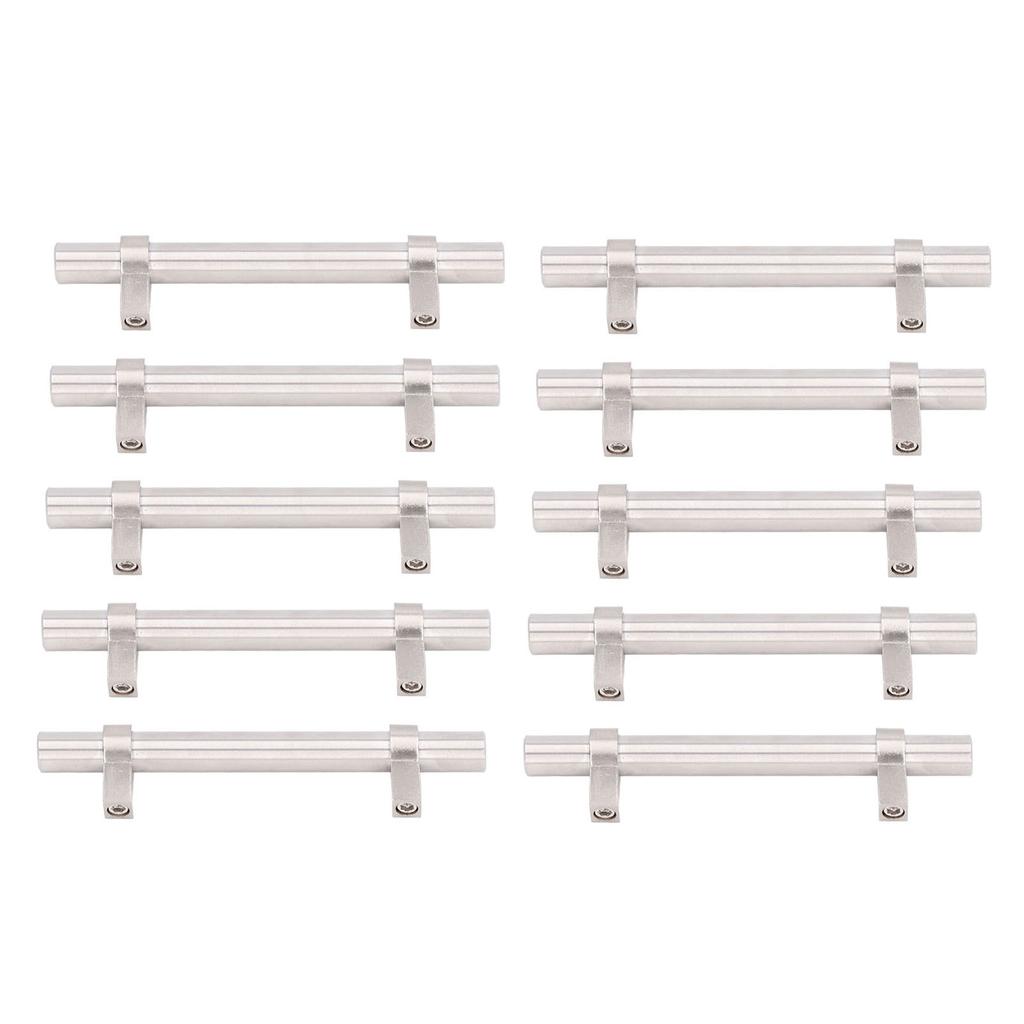 10 шт. стальных дверных ручек для шкафов 201 из нержавеющей стали, полые, современный дизайн, прочные, высокая твердость, широко распространены