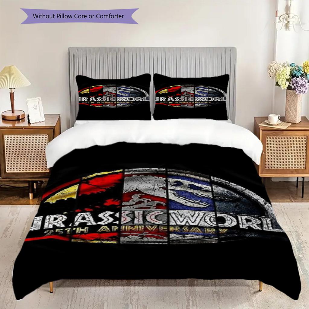 Jurassic World Dominion Threepiece Set 1 Duvet Cover 2 Pillowcase Without Core Christmas Birthday Gift Duvet Cover And Pillowcase