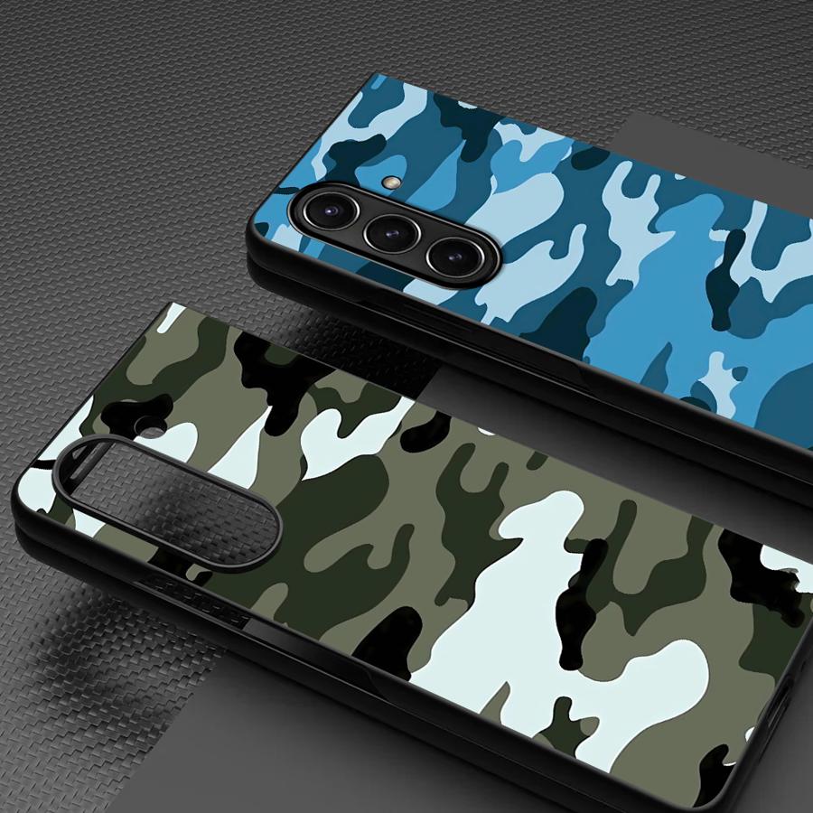 Чехол-накладка для телефона с камуфляжным рисунком для Samsung Galaxy ZFold5 ZFold3 ZFold7 Z Fold 7 6 5 4 3 ZFold6 ZFold4