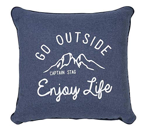 Captain Stag (CAPTAIN STAG) Envelope-Style Sleeping Bag, Monte UB-27, Navy, 43 x 43 x 18 cm, Minimum Temperature 12°C, 800g Fill, Washable