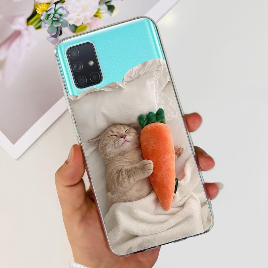 For Samsung Galaxy A31 A41 A51 A71 Case Cute Fashion Painted Cover Soft TPU Phone Case For Samsung A31 A41 Galaxy A51 A71 Bumper