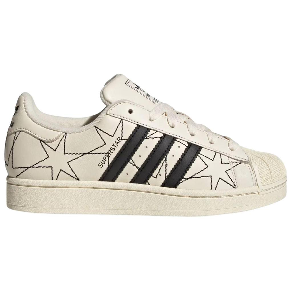 Adidas Кроссовки Superstar II Женские Белый с Черным Ядром Черно-Белый Core-Black Cream-White IH4123
