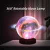 Tekstap Moon Lamp with Remote Control and Touch Control 16 Colors Dimmable Rotatable Moonlight 3D 360° 360° (Star Shape)