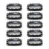 10x U Shape Metal Clips 6 Teeth Hair Extension for Women, Weaves, Hairpiece