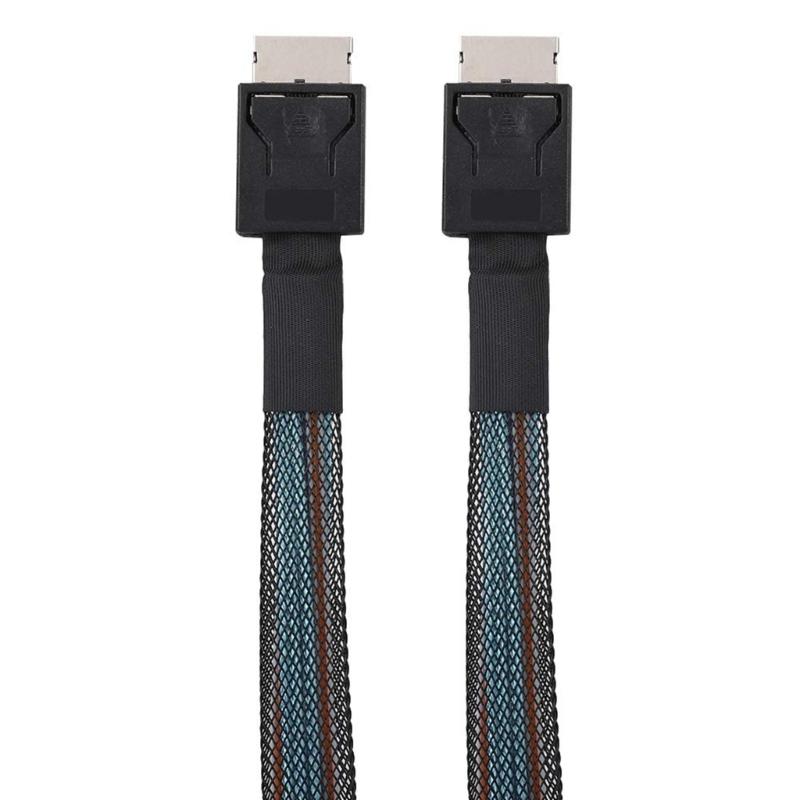 OCuLink SFF-8611 Male to SFF-8611 Male Connector Cable High Speed SSD Data Active Cable 50 см 19,7 дюймов
