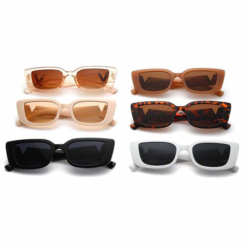 Модные солнцезащитные очки в квадратной оправе, очки, женские, для девочек, неполяризованные, модный аксессуар