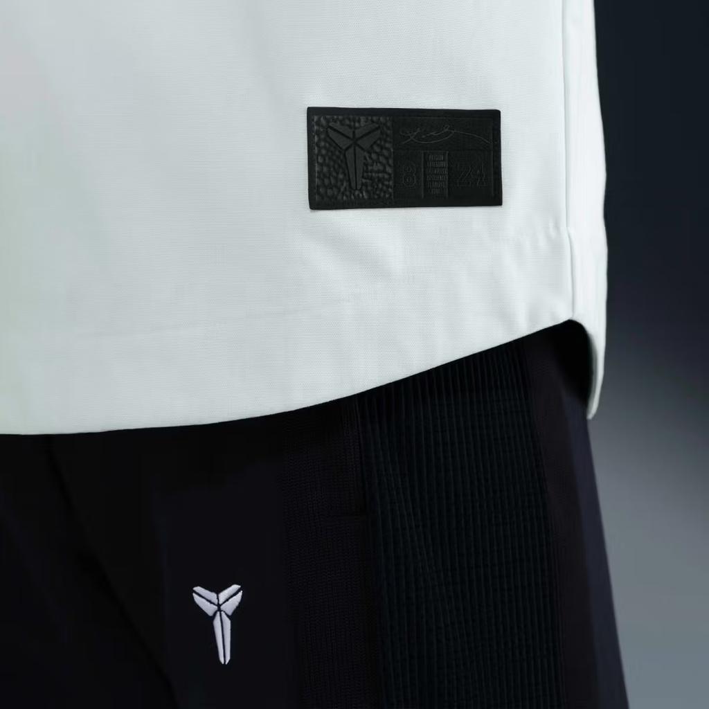 Nike Бейсбольная майка Кобе (Азия) Парус/Черный Унисекс Топы Белый IB0008-133