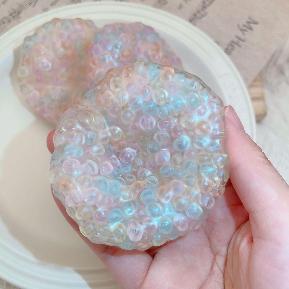 Mochi Ball Pearl Squeeze Toy Bead Pearl Balls Squeeze Toy Pearl Noisy Ball Toys  Table Ornaments