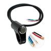 Motorcycle Handlebar Switch 7/8" 22mm Motorbike Handlebar Control Push Button Switch Power Start Switch Waterproof