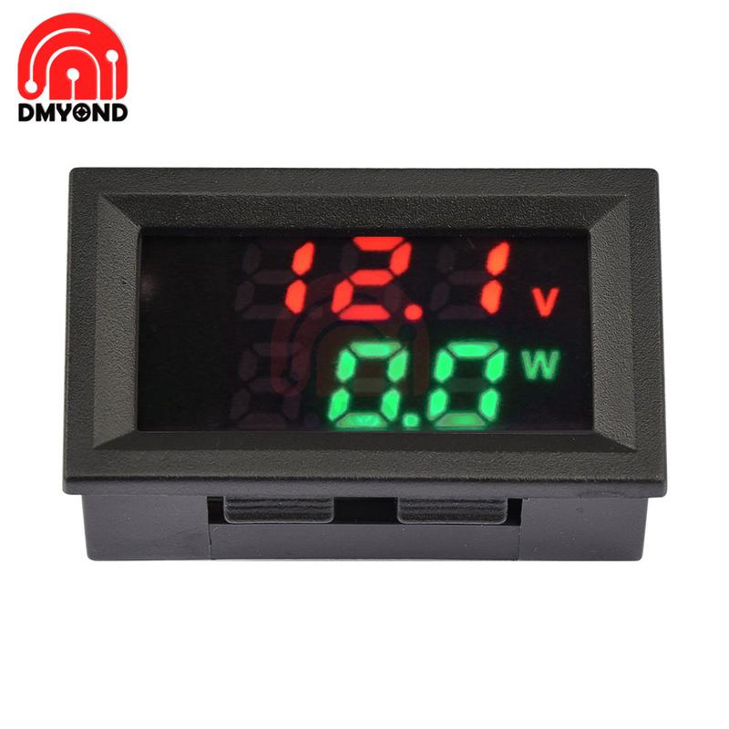 M430 DC 4-30V измеритель напряжения тока мощности 10А 50А 100А светодиодный цифровой вольтметр амперметр измеритель тока вольт-тестер панель мониторинга