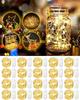 Copper-wire LED Mini String Lights with Flashing Beads—perfect for Wedding Decor Christmas Ornaments and Tabletop Accents. Yellow 20PCS