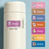Custom Name Labels - Personalized Waterproof Stickers for School Books, Pens, Pencil Cases, Drink Bottles | Trendy Durable