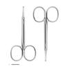 777 Premium Nose Hair Scissors, Silver, 2 Pieces