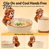 Hands-free Food Fan Cooling for Hot Noodles And Soup, Portable Clip-on Mini Dorm Room Gadget Fan, Instant Noodle Cooler Office Use Travel