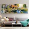 European Style House Landscape Oil Canvas Painting Swan Posters and Prints Wall Art Pictures Living Room Home Decor No Frame