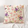 Modern minimalist floral Art Cushion Cover Natural Linen Organic Fabric DoubleSided Printing Sofa Home Decor Gift Pillow Cover