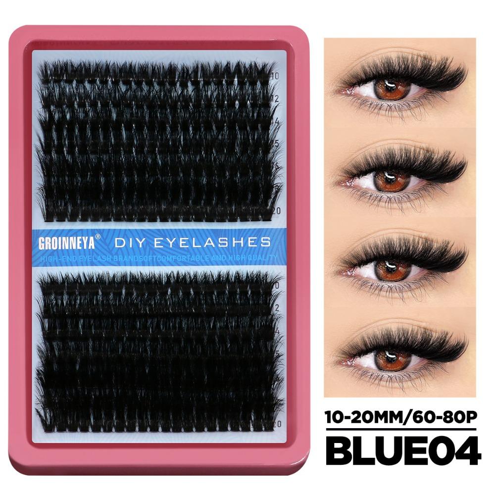 Natural Look 3D Faux Mink Lash Wispy Style DIY Lash Extension Kit Makeup Enhancement