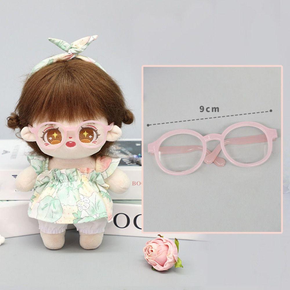 Cute Doll Glasses Fashion Crown Eyeglasses High Quality Accessories 20cm Cotton Dolls