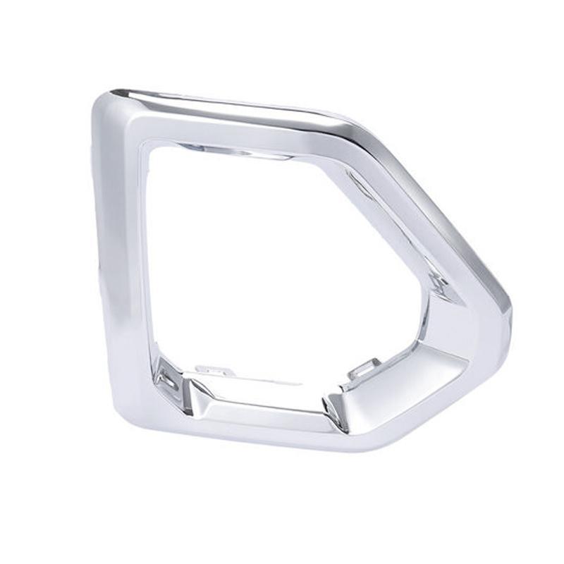 84176752 Right Front Fog Light Outer Bezel Cover Trim Fit For GMC Sierra 1500 Denali SLT AT4    Silver
