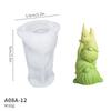 Пасхальные гномы Формы из смолы Форма для украшения торта 3D Гномы из смолы Силиконовая форма для свечей Форма для свечей ручной работы для изготовления свечей