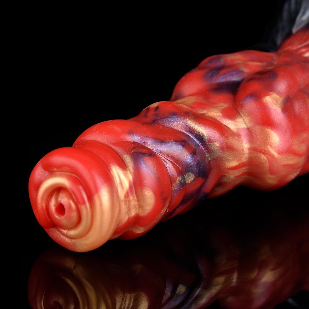 Ejectable Water Spray Dildo - Realistic Silicone Dog Penis Toy for Women, G-Spot Stimulation Adult Sex Toy with Squirt Function