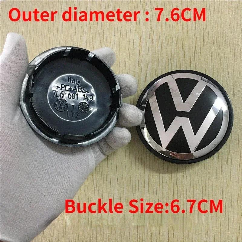For Volkswagen VW 69/70/75/76mm 4pcs Car Wheel Center Emblem Hub Caps Cover for Volkswagen VW GTI Jetta Tiguan Golf POLO Passat B5 B6 SCIROCCO EL1