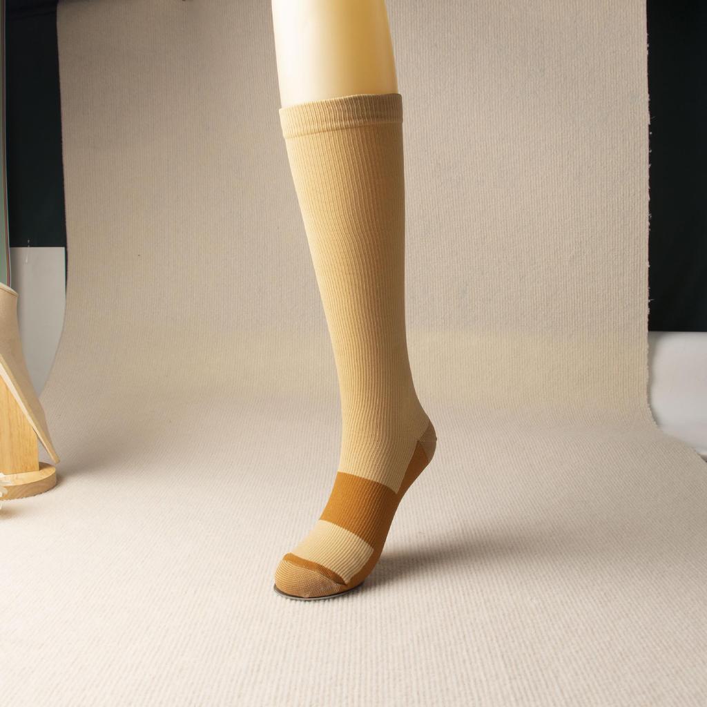 Новые компрессионные спортивные носки для похудения икр из медного волокна в японском стиле