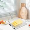 Kitchen Cheese Slicer Stainless 9.6x8.3inch Versatile Sturdy for Cakes, Fruits Cutting Tool
