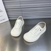Platform White Shoes Women's New Fashionable Versatile Lazy People Wear Casual Sports Shoes with One Pedal and Two