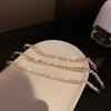 Gold Color Hand Chain Crystal Wristband New Jewelry  Women