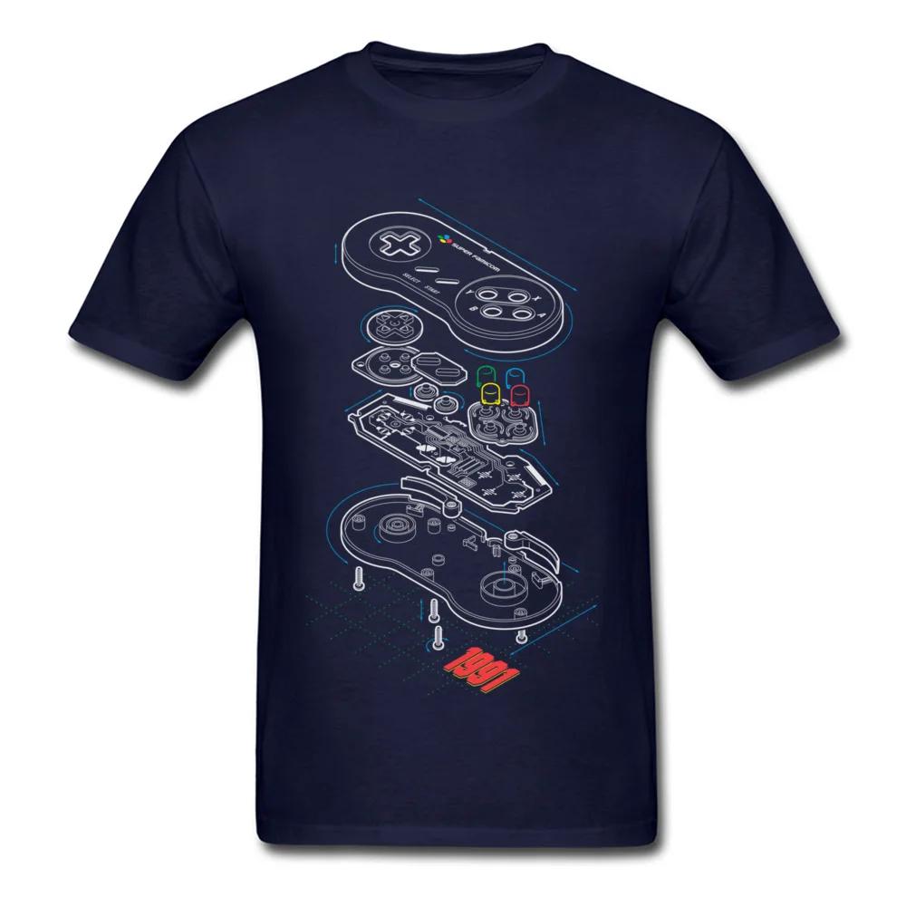 Custom T-shirt Gamer T Shirt Controller Anatomy Tops Tees Hip Hop Streetwear Students Arcade Tshirt Black Clothes Cotton