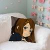 Милый Чехол Yyui Hirasawa Kawaii Из Плюшевой Ткани Мягкая Наволочка Двусторонний Печатный Чехол для Подушки Домашние Подарки