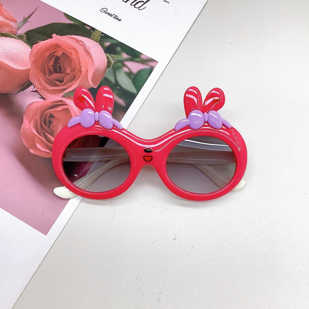 Модные детские очки Bunny Cute Bow Girl Baby Солнцезащитные очки для мальчиков и девочек Весенние прогулки Подиум Круто