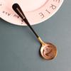 Ретро милый мультфильм многофункциональный совок ложка школьные подарки нержавеющая сталь домашняя лопата ложка креативный утолщение прекрасный десерт торт аксессуары
