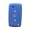 Силиконовый чехол для ключей автомобиля для Citroen C4 2008 Picasso Berlingo C3 C5 X7 Xsara C6 C8, складной защитный чехол для ключа с 3 кнопками