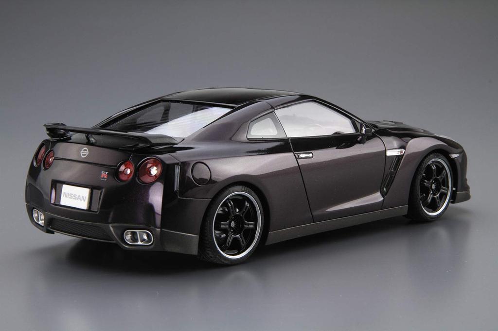 Aoshima Bunka Kyozai Модель автомобиля 35 Nissan R35 2009 Пластиковый модельный набор ООО. (АОСИМА) 1/24 Нет. GT-R Spec-V