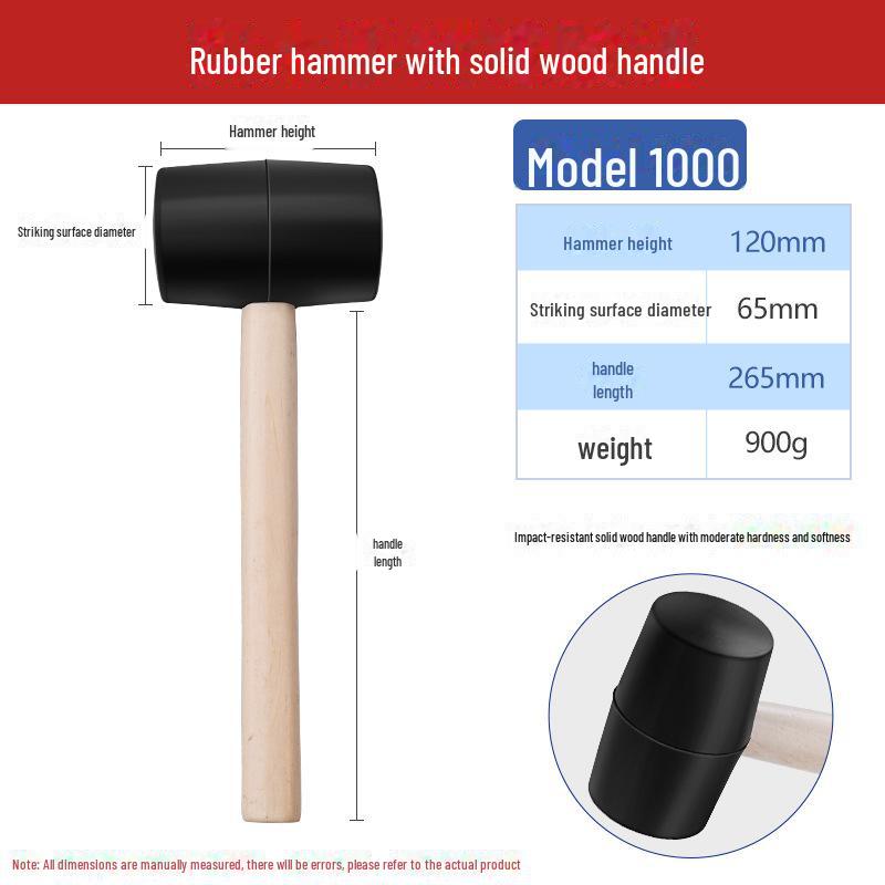 Многофункциональный резиновый молоток для укладки плитки и напольных покрытий