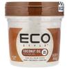 Eco Style, Гель для укладки, Максимальная фиксация, Для всех типов волос, Кокосовое масло, 16 унций (454 г)