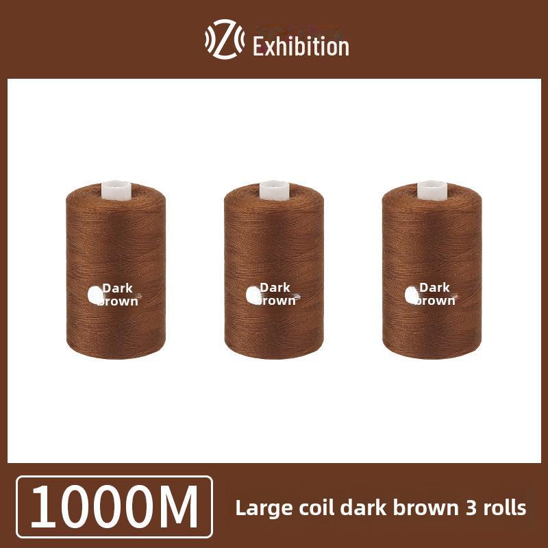 1000 ярдов ниток для бытового шитья: Полиэстер, цветная ручная работа, тонкая катушка