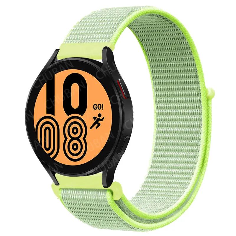 Nylon Loop For Samsung Galaxy Watch 6 5 Pro/4/classic/gear S3 Frontier/active Sport Bracelet Huawei Watch Gt2 3 22mm 20mm Strap
