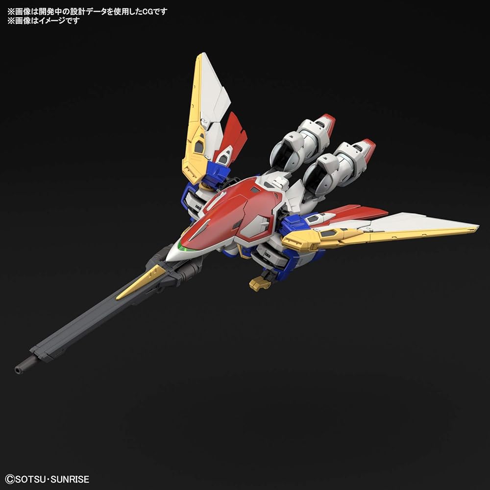 Bandai Spirits RG Gundam Wing Масштабная модель 1/144 Набор для сборки Предварительно окрашенный Требуется сборка Пластиковая модель