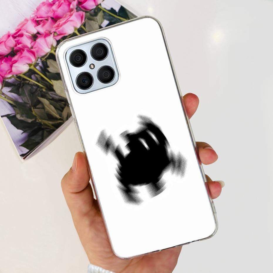 Красивый чехол с принтом для Honor X8 TFY-LX1 TFY-LX2 TFY-LX3 Мягкая задняя крышка из силикона TPU для чехлов телефона HonorX8 X 8 4G