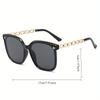 6PCS New Korean Retro Sunglasses Internet Celebrity Instagram Trendy Fashionable Personalized High-end Sunglasses High-end