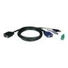 Tripp Lite USB/PS2 2-in-1 KVM Cable Kit - Kit De …
